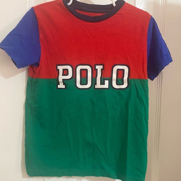 Polo Ralph Lauren Colorblock Tee Shirt - Picture 1 of 7